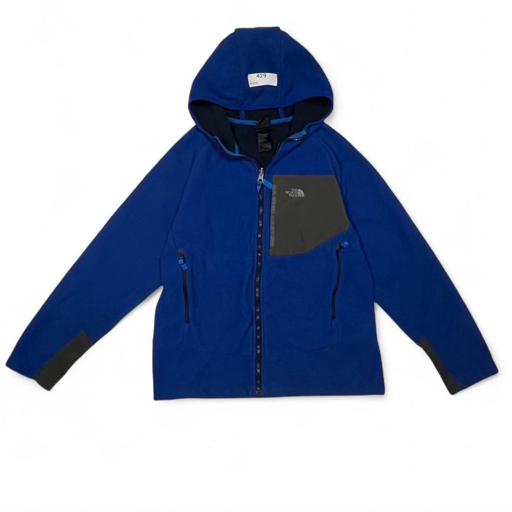 The North Face Blue and Black Fleece Jacket - XL 18/20